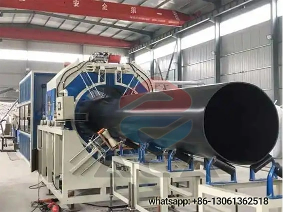 Производственная линия PE-труб с изоляцией