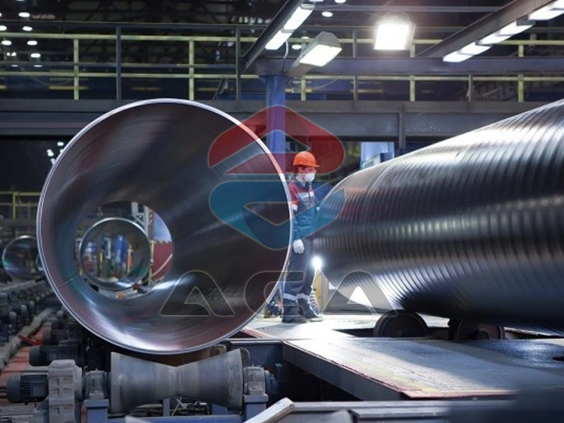 Оборудование для нанесения антикоррозионного покрытия 3PE диаметром 108–1620 мм на китайском заводе